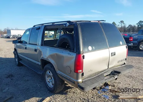 1999 Chevrolet Suburban 1500 Lt from USA, damaged, VIN 3GNFK16R8XG220001